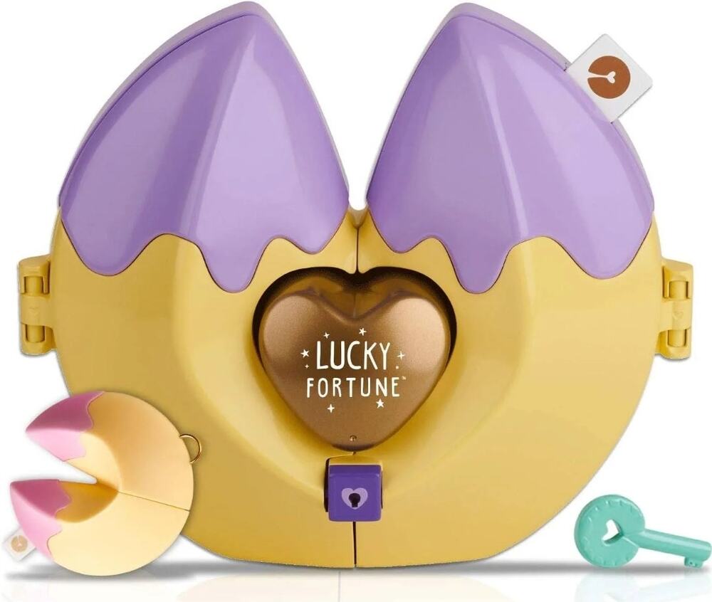 WowWee Lucky Fortune Cookie Shaped Collector's Case Jewelry Lockbox Storage Safe
